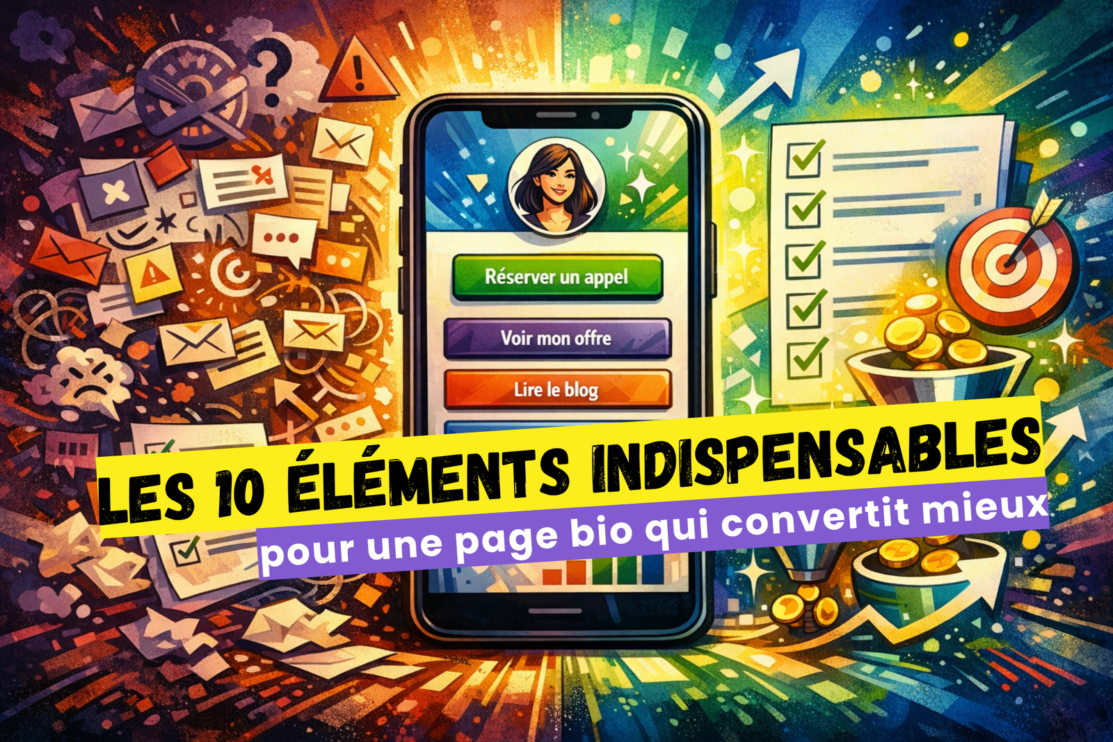 comment créer une page bio efficace, page de lien dans la bio, page de lien en bio, lien dans la bio, lien en bio, créer une page bio personnalisée